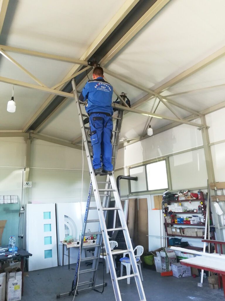 elektro radovi industrijskih objekata gromobrani postavljanje Minić DOO